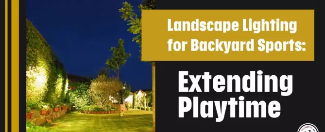 Landscape Lighting for Backyard Sports: Extending Playtime