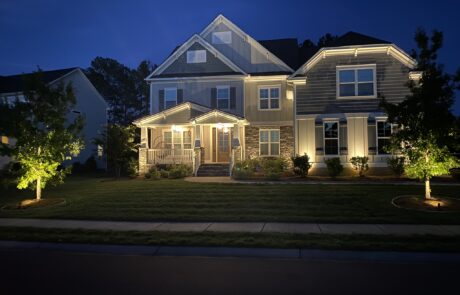 Tree and front landscape Lighting in Charlotte NC
