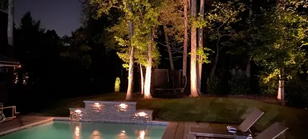 Pool Landscape Lighting Charlotte NC