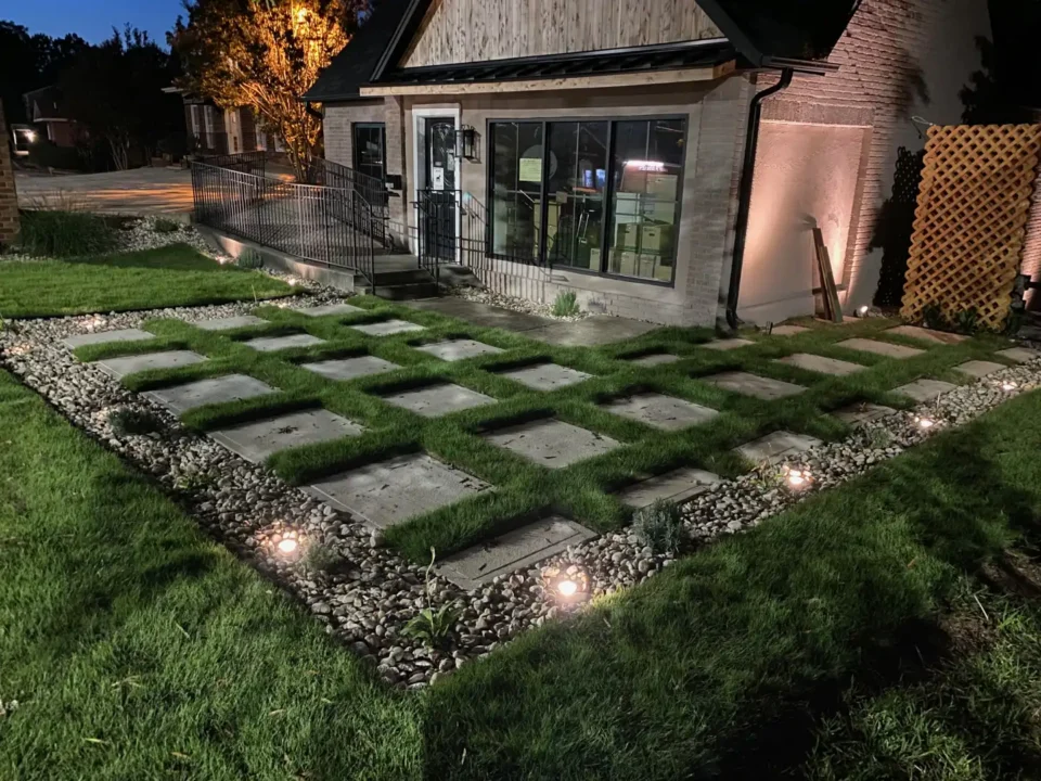 Commercial Landscape Lighting Charlotte NC