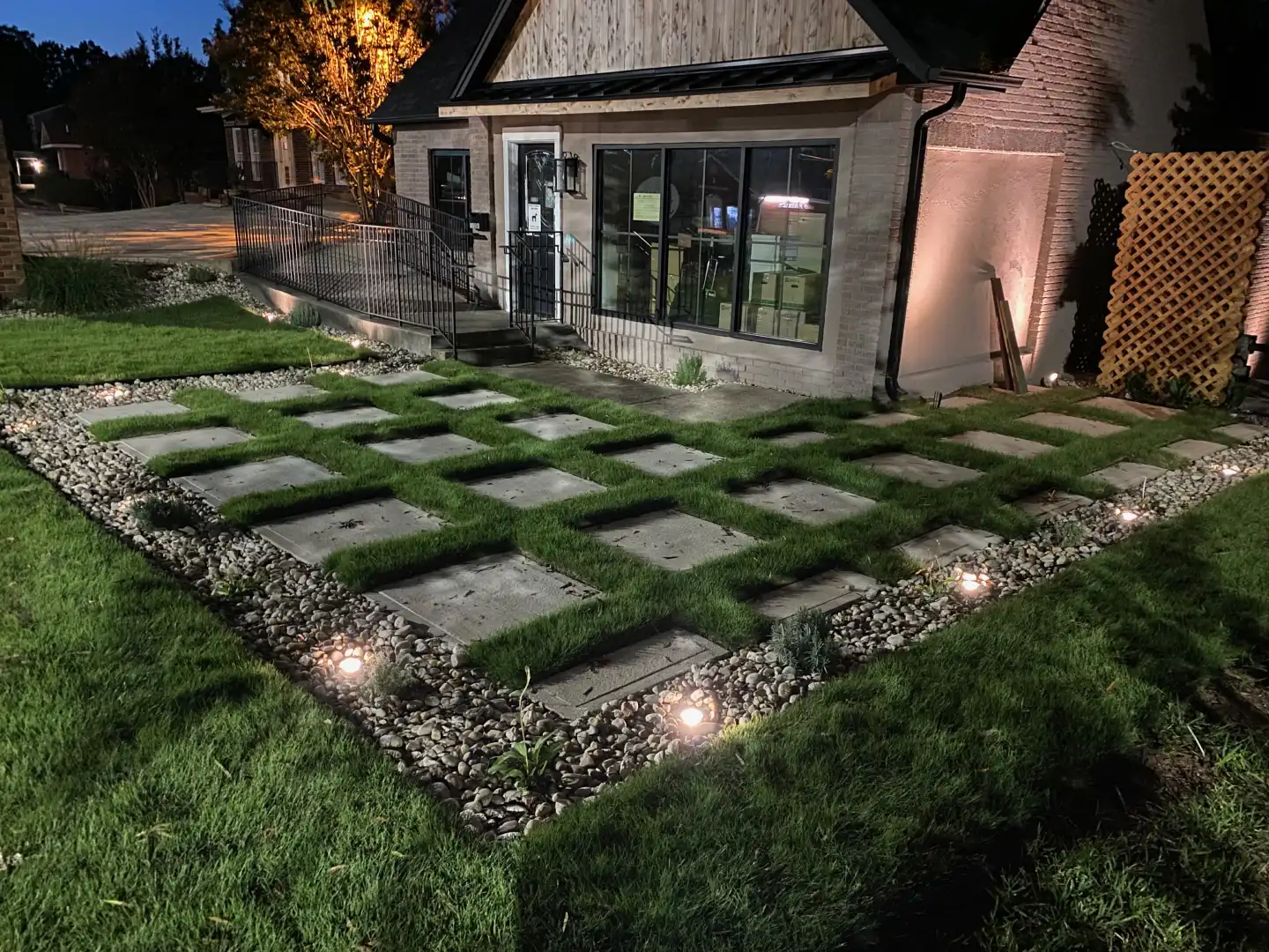 Commercial Landscape Lighting Charlotte NC