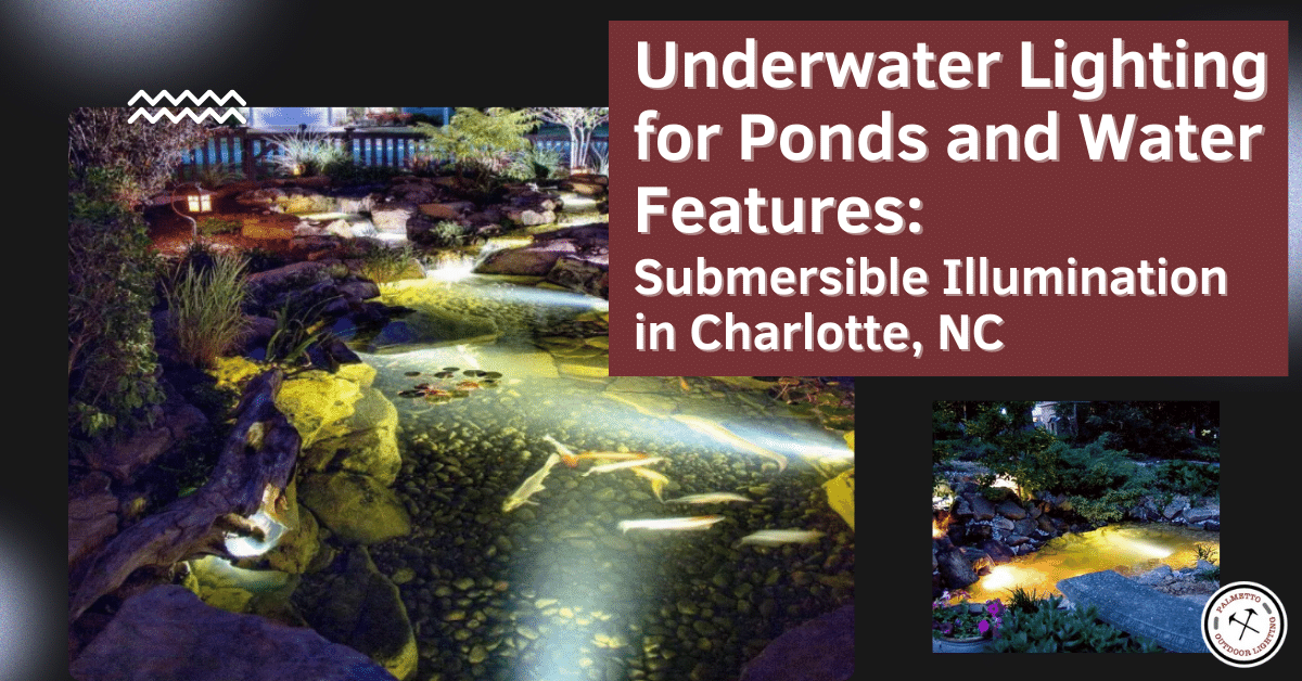 Underwater Lighting for Ponds and Water Features Submersible Illumination in Charlotte, NC