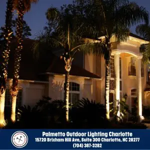 What type of lighting should be used in outdoor areas